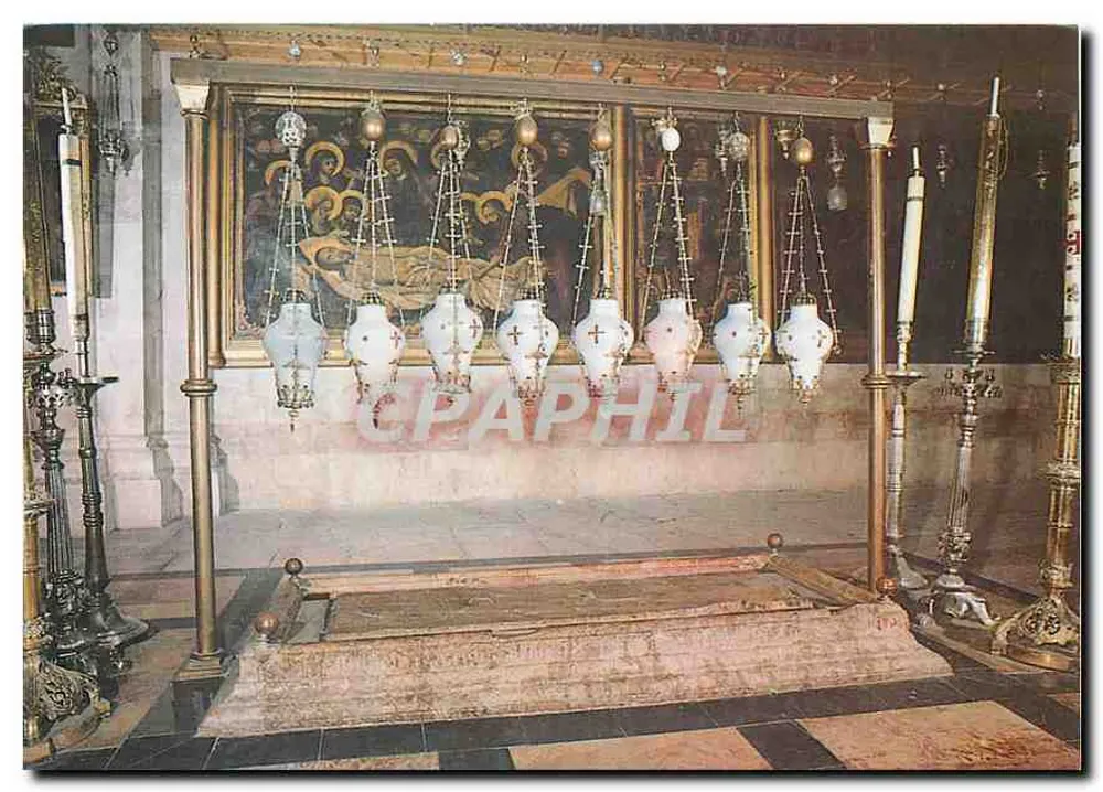 Église du Saint-Onction — Pierre de l'Onction — Ruwan Press, n° 587 - Recto