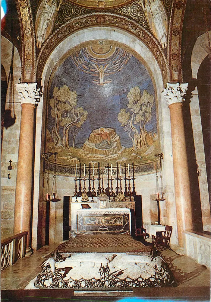 Gerusalemme — La Pietra dell'Agonia — Ruwan Press, n° 596 - Recto