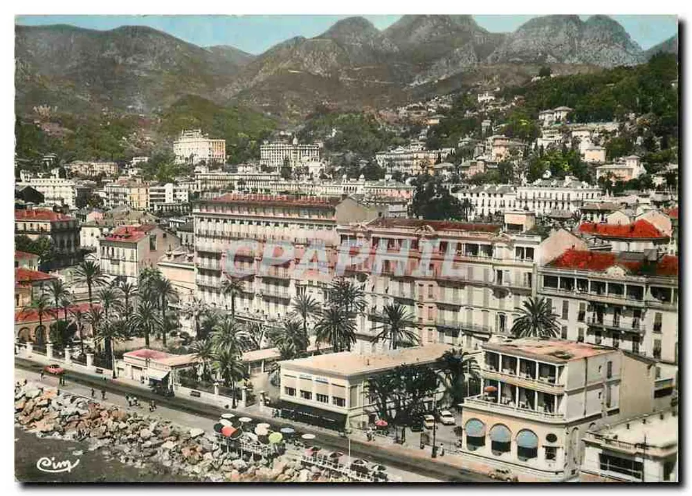 Menton — Vista panorâmica dos Grandes Hoteis — Editor Cim - Frente