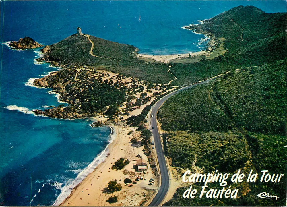 Camping da Torre de Fautéa — vista aérea — Cing - Frente