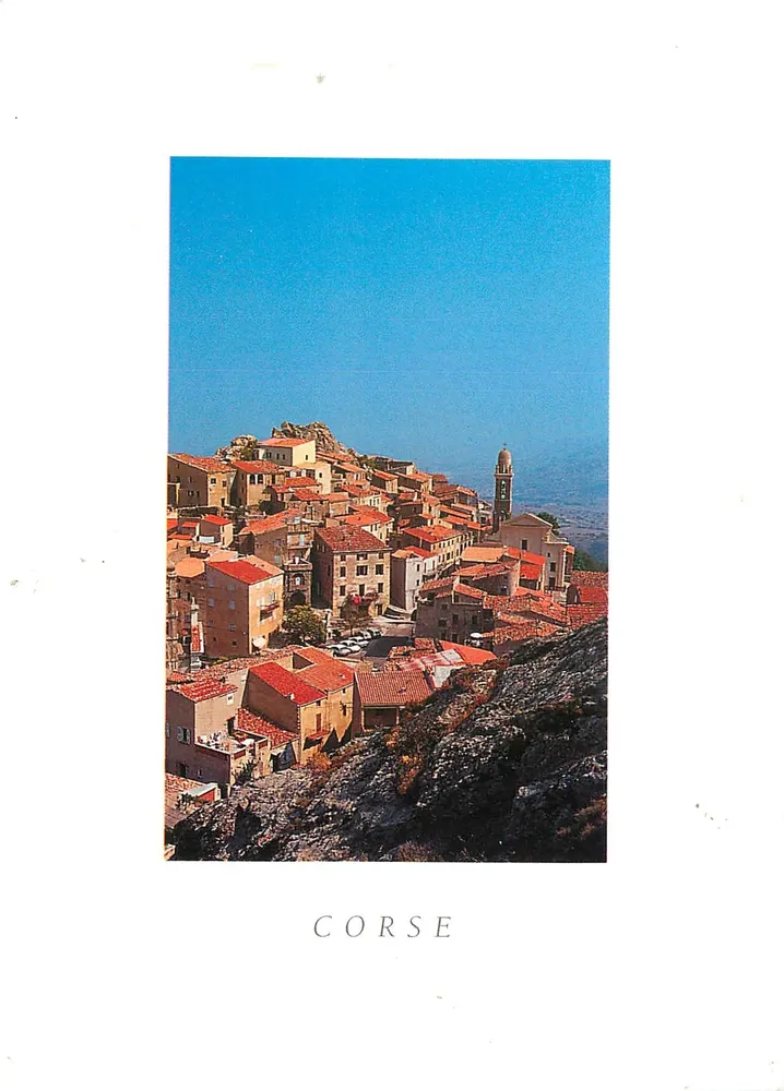 Vista de aldeia da Corse — editor Marge Bolanchoe, n° de série 3419610000237 - Frente
