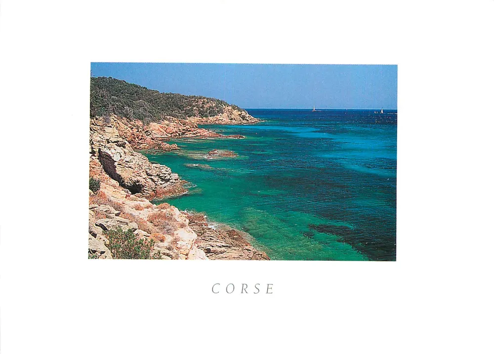 La Côte rocheuse à la Pointe Cerbicate — Korsyka — Wydawnictwo S.M.D. Sainte-Maxime - Awers