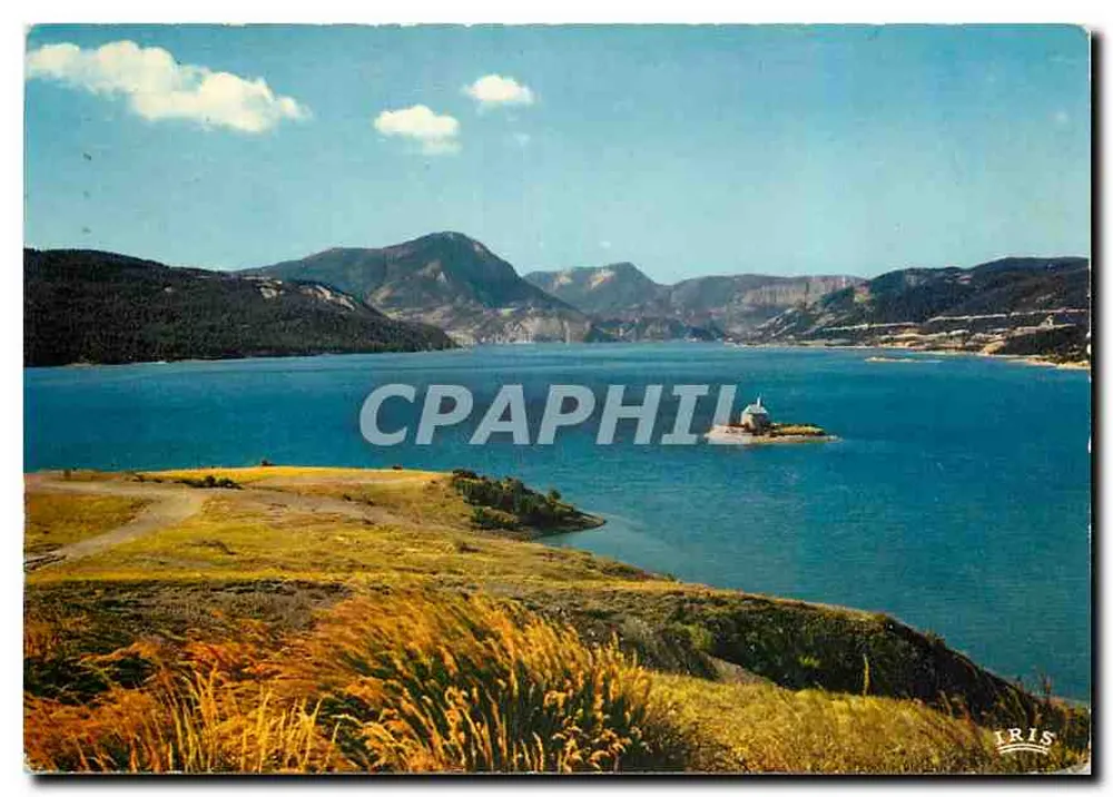 Lago de Serre-Ponçon — Bahía de Saint-Michel — editor IRIS - Anverso