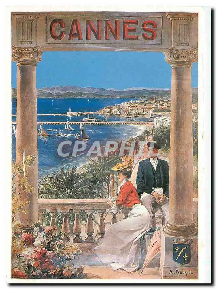 CANNES — Vista panorâmica — A. Robaud - Frente