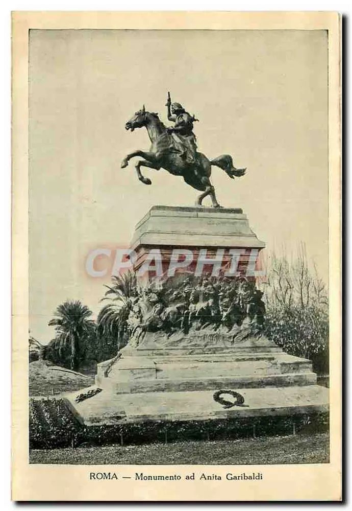 Roma — Monument op Anita Garibaldi — uitgever niet zichtbaar - Voorkant