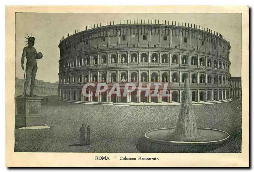 Roma — Coliseu Restaurado - Frente