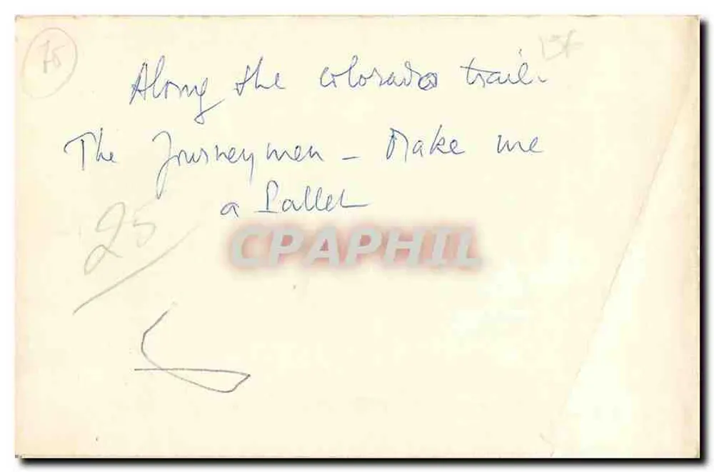 Café Procope Restaurante — Paris — editor não identificado, número de série não visível - Verso