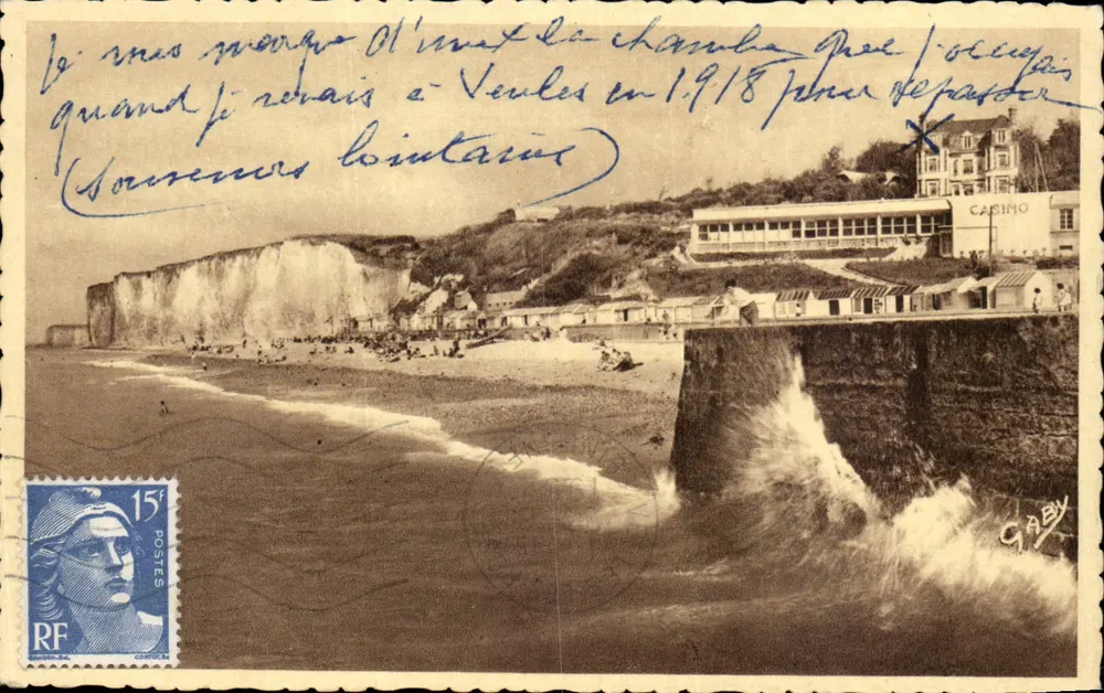 Veules-les-Roses (Seine-Inf.) — A Praia — Edições GABY - Frente