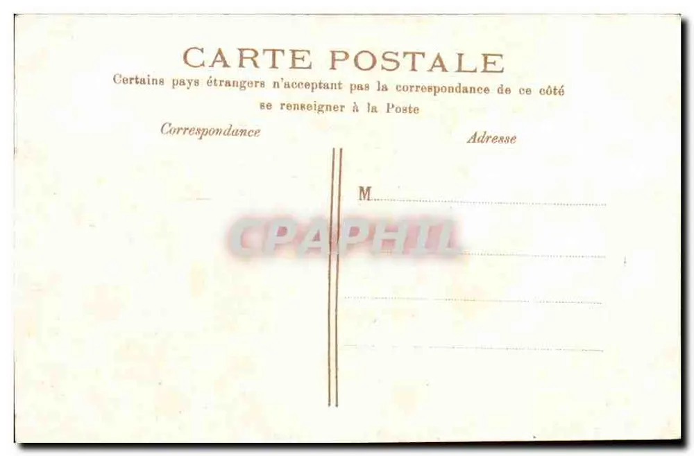 Nossa Senhora — Paris — editor desconhecido, número de série não visível - Verso