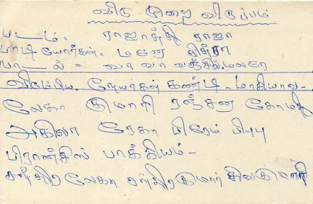 Sri Lanka — carta postal com selo de 75 centavos — editor Sri Lanka Post - Verso