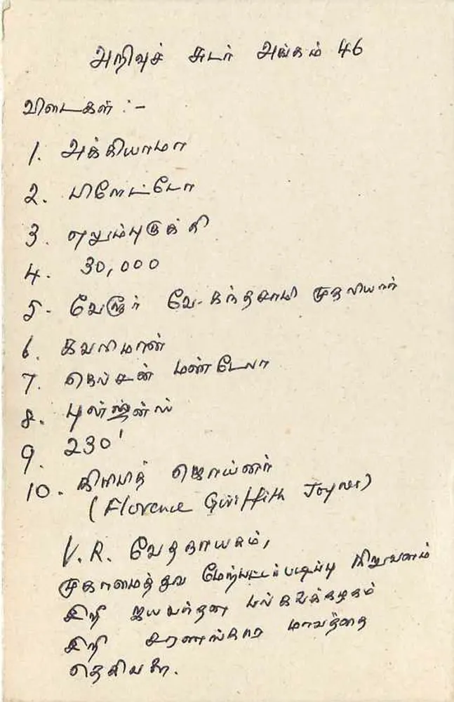 Universidade de Mannaparaden - Sri Lanka — carta postal com selo de 75 rupias - Verso