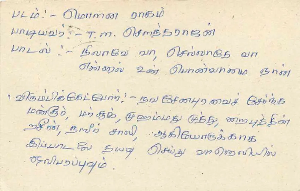 Nawasawa — Sri Lanka — Carta postal - Verso