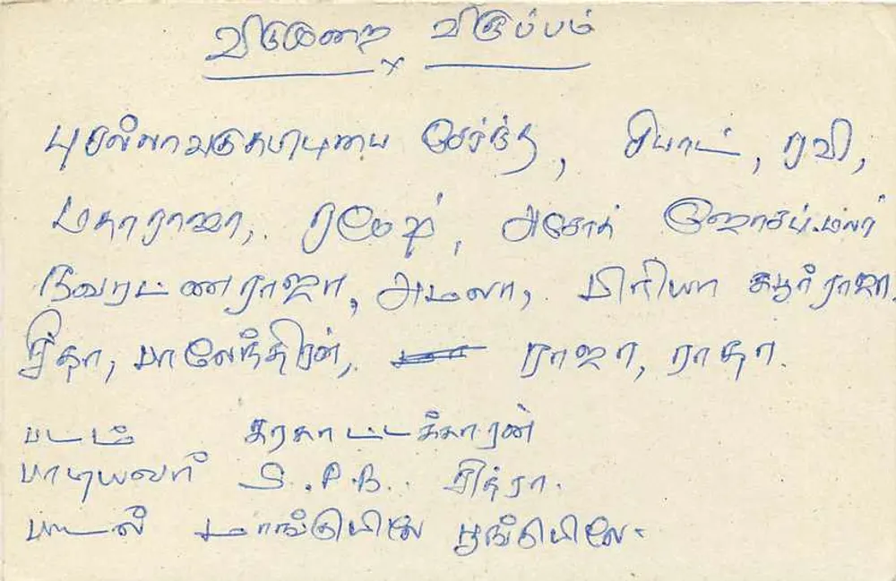 Sri Lanka — tarjeta postal con sello de 75 centavos — editor Sri Lanka Post - Reverso