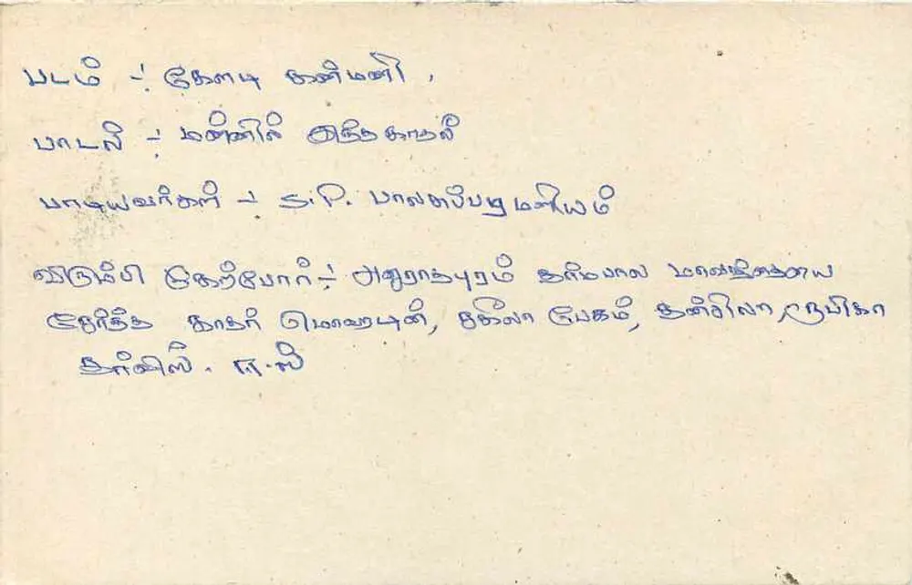 Sri Lanka — cartão postal com selo de 75 centavos — editor desconhecido - Verso