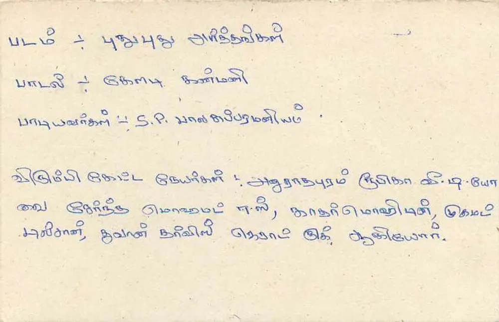 Sri Lanka — tarjeta postal con sello de 75 centavos — editor desconocido - Reverso