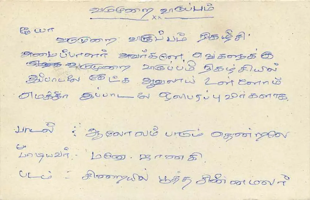 Sri Lanka — tarjeta postal con sello de 75 centavos — editor desconocido - Reverso