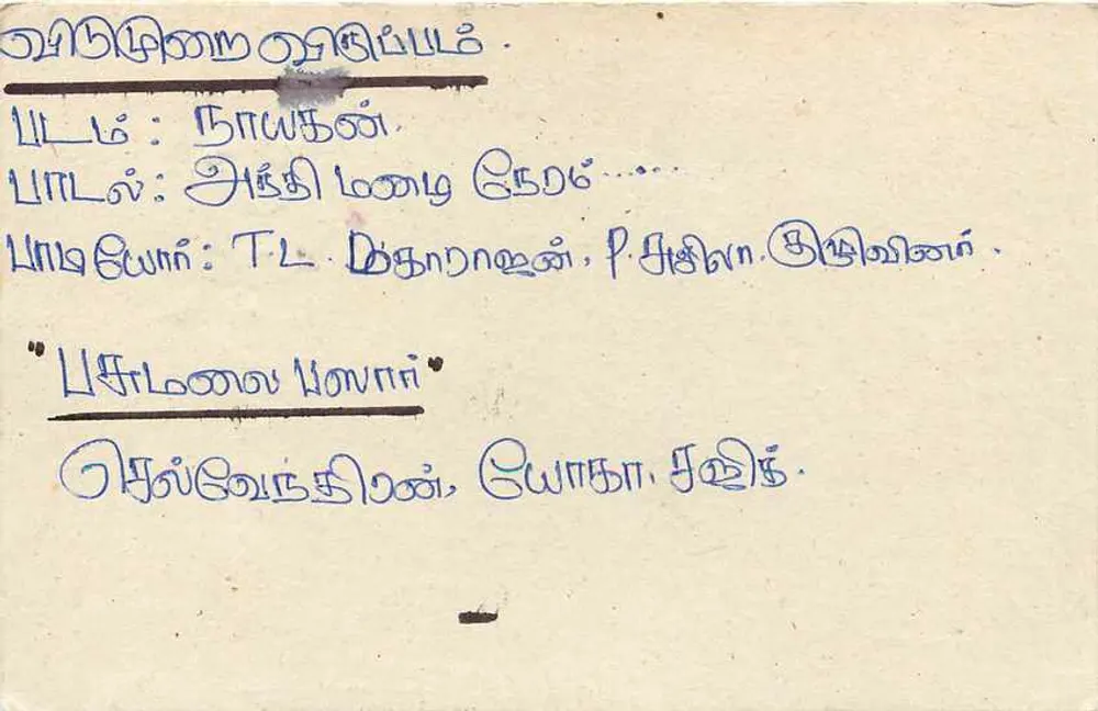 Sri Lanka — bilhete postal com selo de 75 centavos — editor não visível - Verso