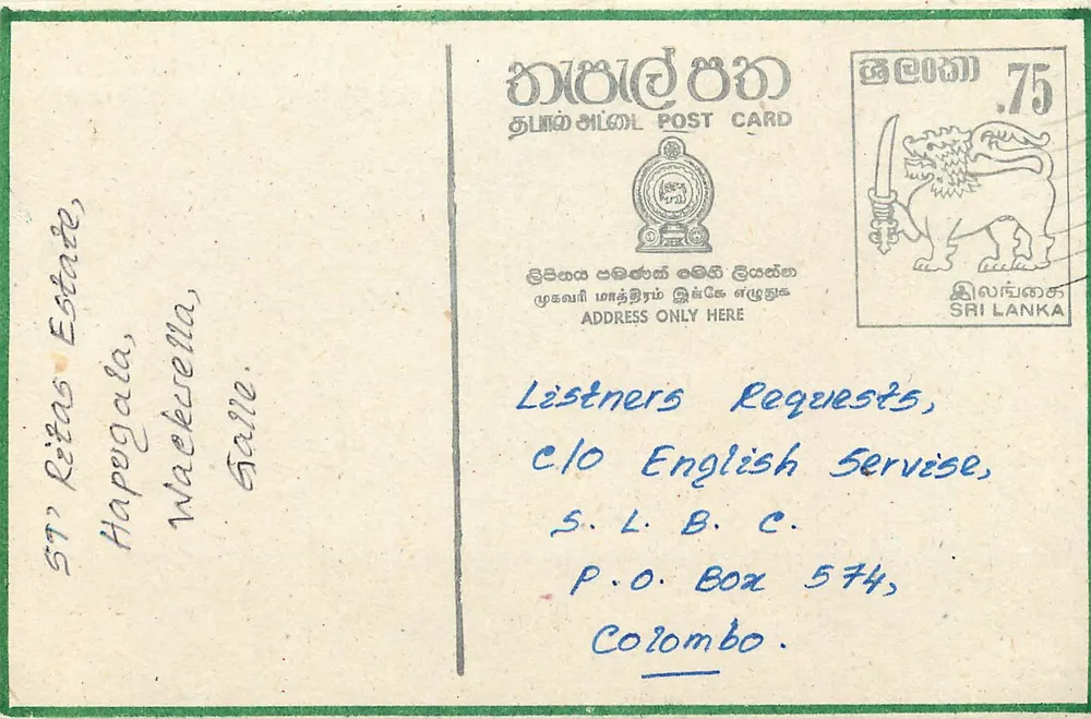Song - Love takes time — Mario Carey — ST' Ritasa Estate, Hapugala, Waekwella - Galle — Sri Lanka - Frente