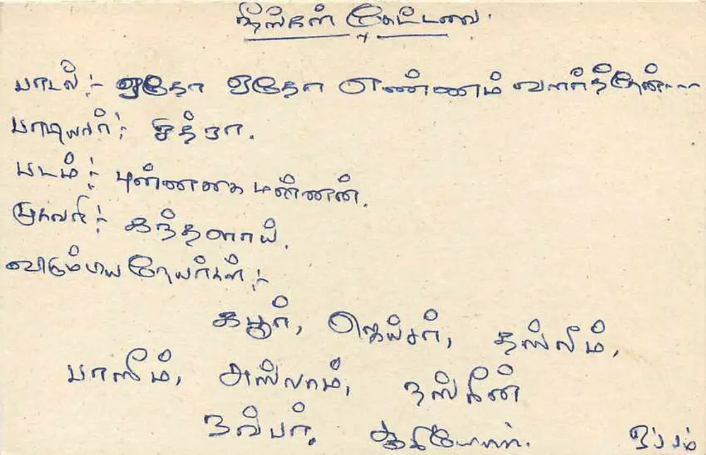 Sri Lanka — cartão postal com selo de 75 centavos — editor desconhecido - Verso