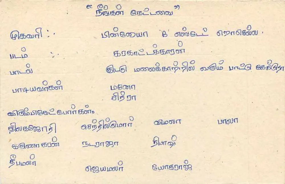 Sri Lanka — cartão postal com selo de 75 centavos — editor desconhecido - Verso