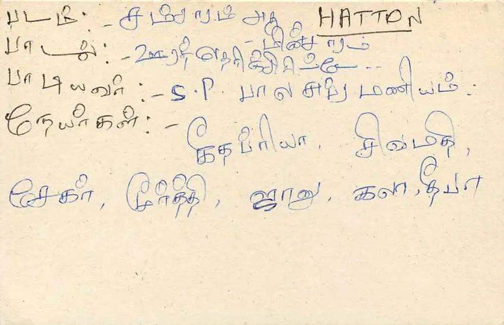 Sri Lanka — carta postal com selo de 75 centavos — editor desconhecido - Verso