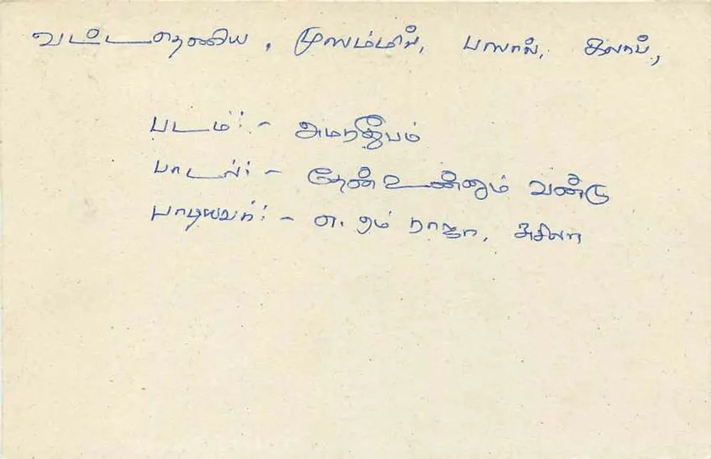 Sri Lanka — cartão postal com selo de 75 centavos — editor desconhecido - Verso