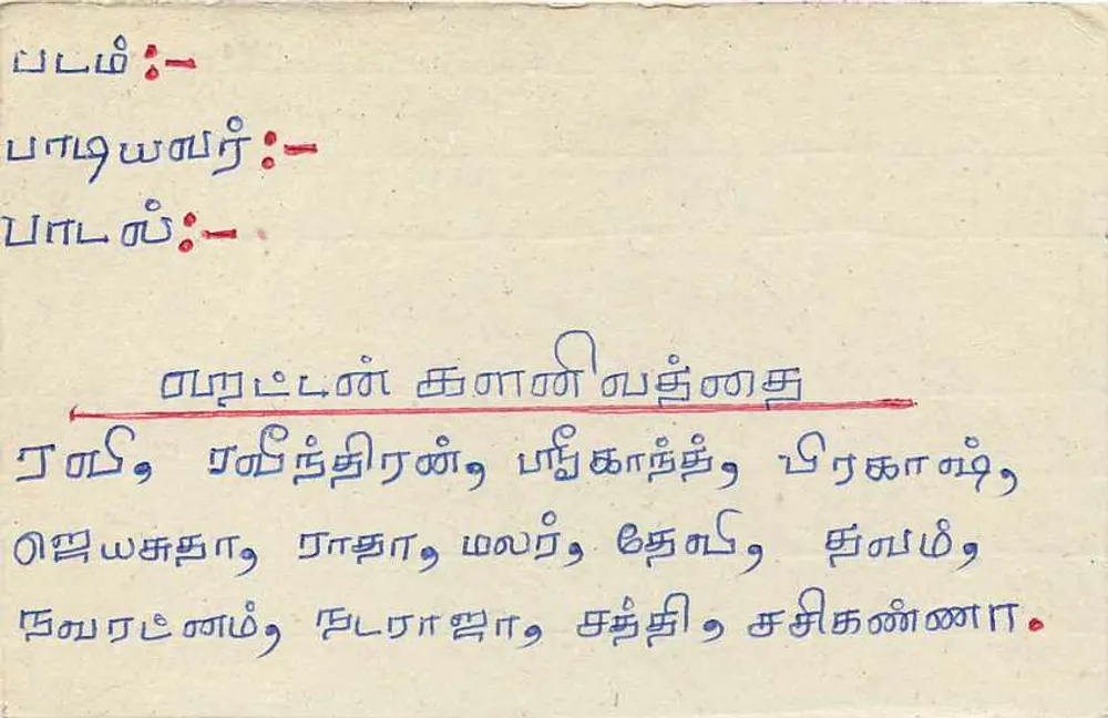 Escena de calle — Sri Lanka — editor Sri Lanka Post Card - Reverso
