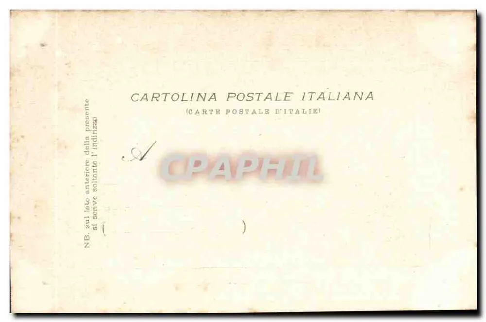 Port Genua — widok z powietrza — wydawca nieznany, numer serii nie widoczny - Rewers