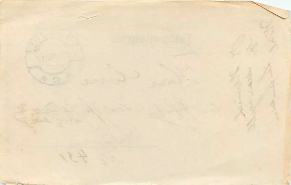 Antieke ansichtkaart — Mariazel — uitgever Feldpostkarte, n° 431 - Achterkant