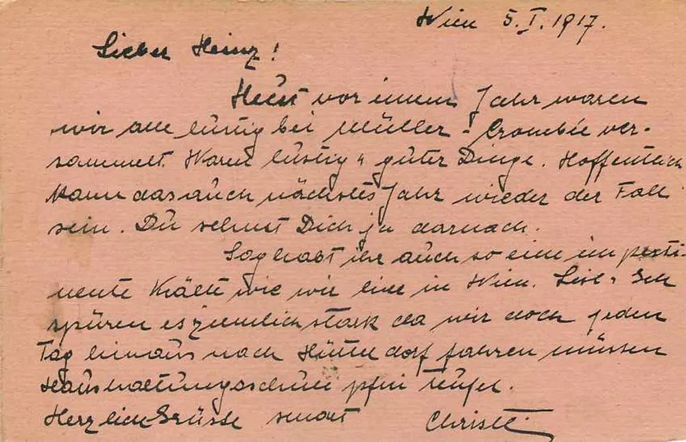 Viena — carta postal militar — Feldpostkarte Tábori-Lévelezőlap - Verso
