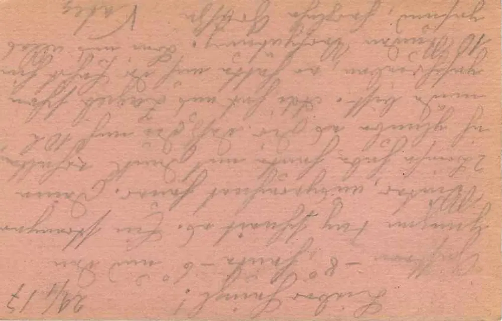 Tábori-Levelezőlap — Feldpostkarte — Wien 50, 30.1.17 X- - Back