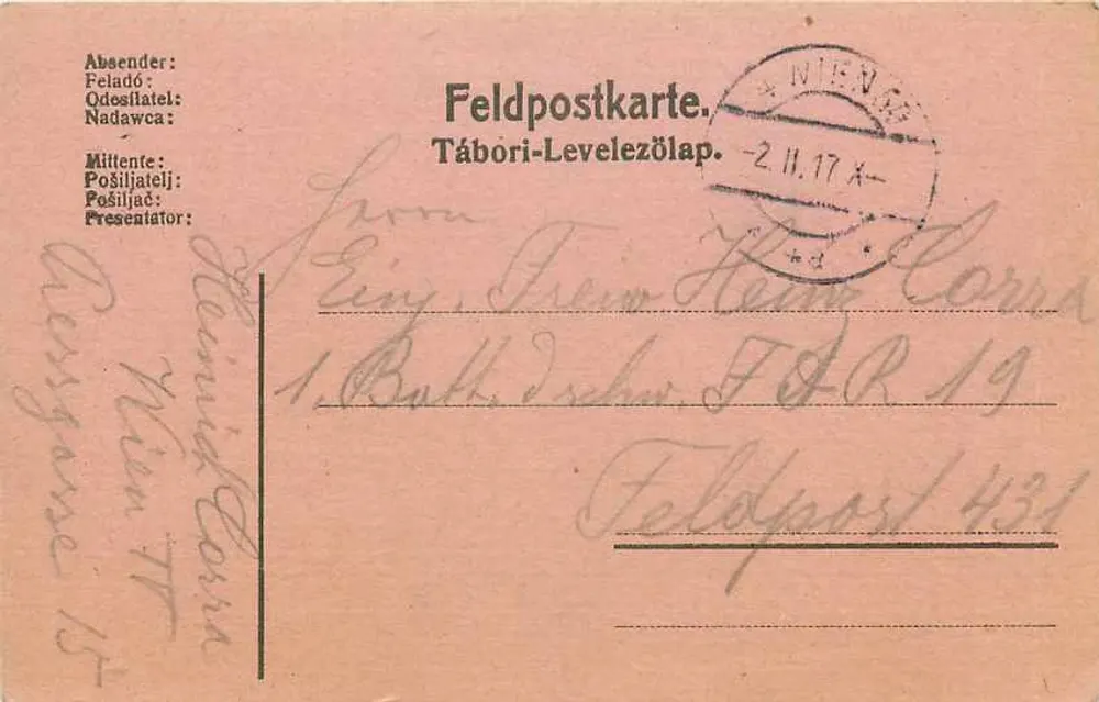 Tábori-Levelezőlap — Feldpostkarte — Nienburg (Hessen) — n°431 - Voorkant