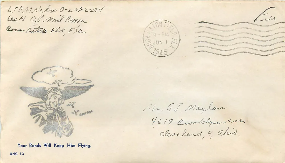 Militärbildkarte — Lager Barksdale, Florida — ANG 13 - Vorderseite