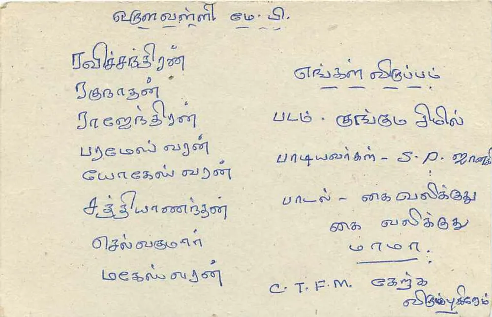 Sri Lanka — carta postal com selo de 75 centavos — editor Sri Lanka Post - Verso