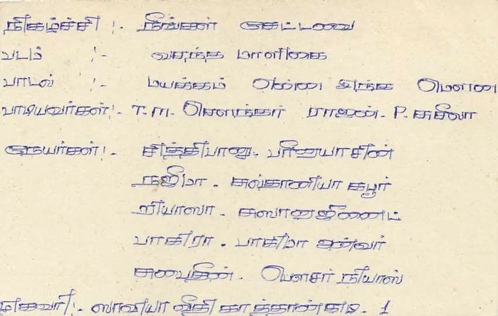 Sri Lanka — bilhete postal com selo de 75 centavos — editor Sri Lanka - Verso