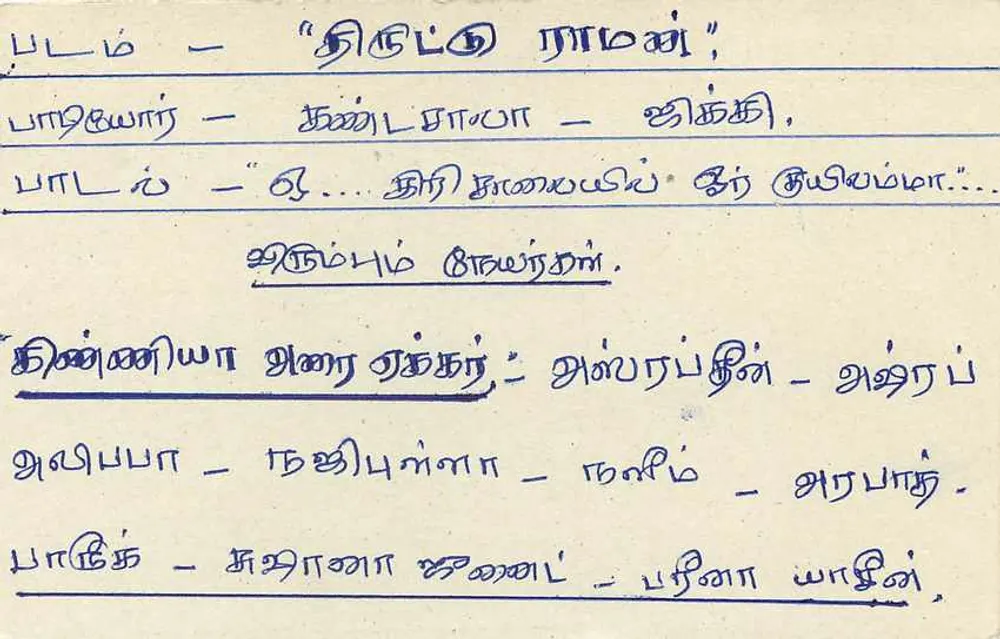Sri Lanka — carta postal com selo de 75 centavos — texto em tâmil - Verso