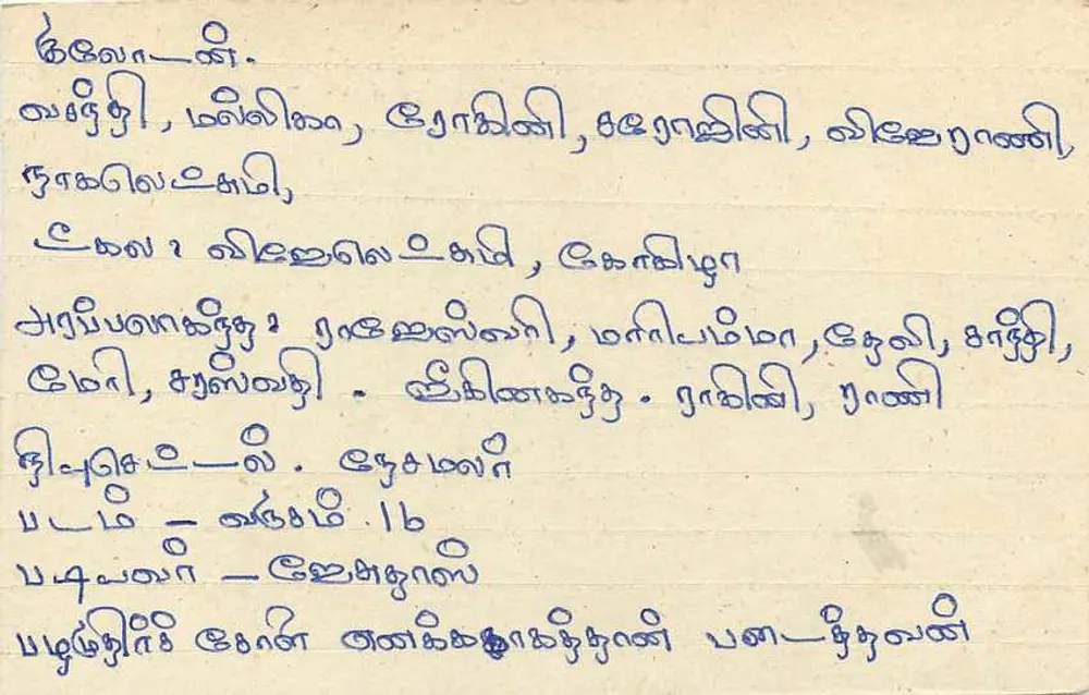 Cena de rua — Sri Lanka — editor Sri Lanka Post - Verso