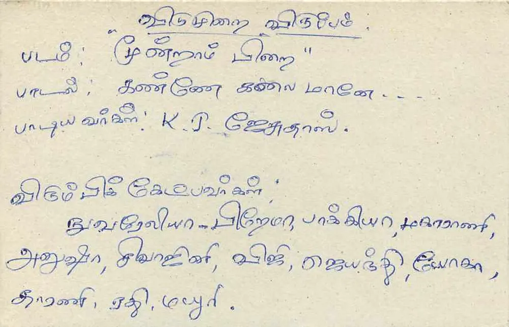 Sri Lanka — Carta postal com selo de 75 centavos — editor Sri Lanka Post - Verso