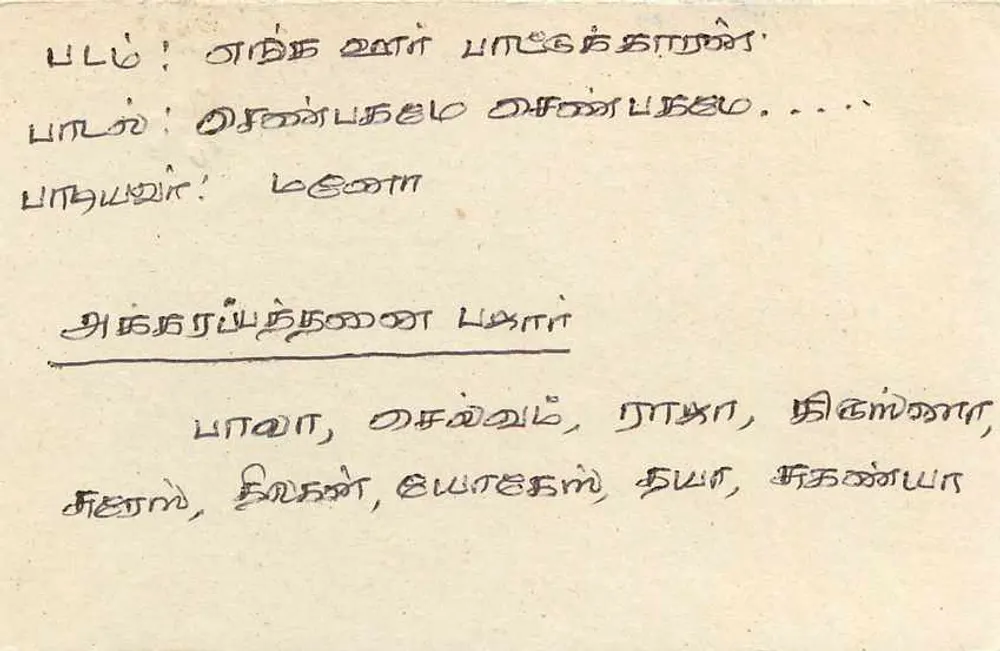Colombo — carta postal Sri Lanka — editor desconhecido, número de série não visível - Verso