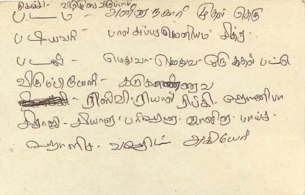 Tarjeta postal Sri Lanka — Sri Lanka Post Card — sello de 75 centavos con león - Reverso