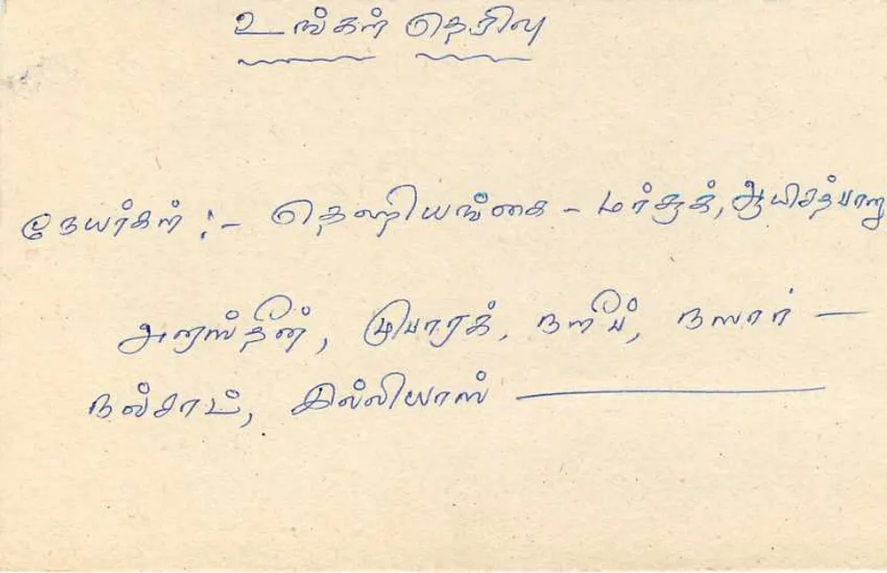 Sri Lanka — carta postal com selo de 75 roupias — editor Sri Lanka Post - Verso