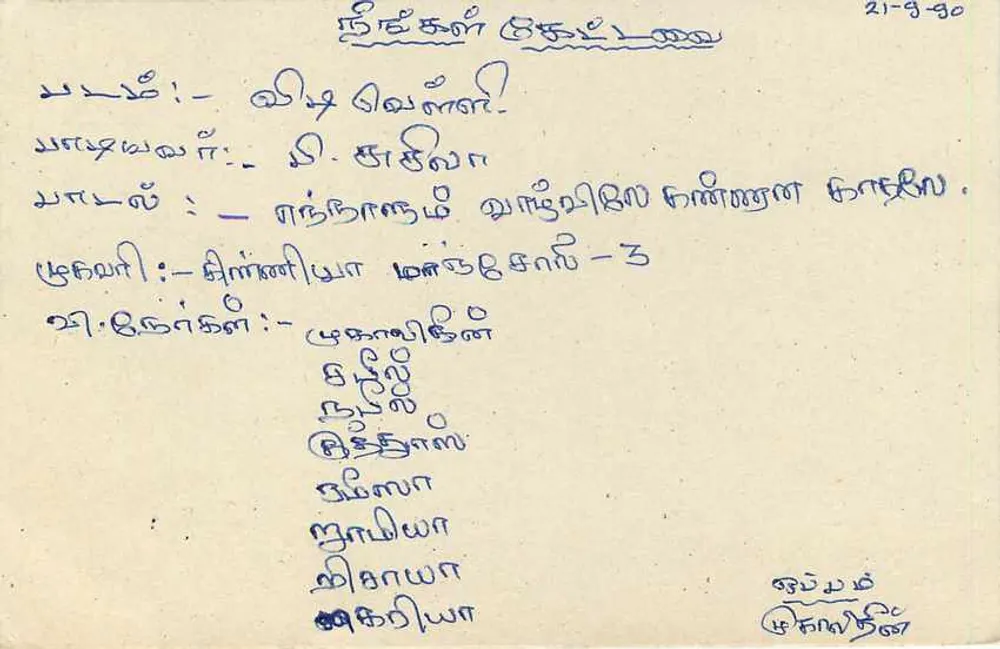 Sri Lanka — carta postal com selo de 75 centavos — editor desconhecido - Verso