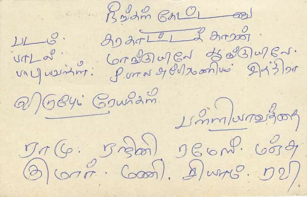 Sri Lanka — carta postal com selo de 75 centavos — editor desconhecido - Verso
