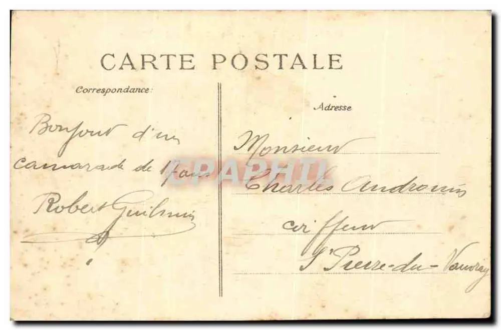 PARIS – Plein en Avenue de l'Opéra — 4262 — Uitgever niet zichtbaar - Achterkant