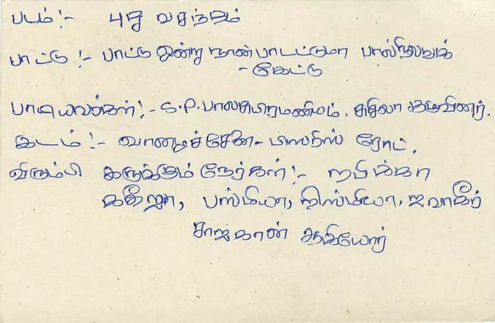 Sri Lanka — carta postal com selo de 75 centavos e datação de Oddamavadi — editor Sri Lanka Post - Verso