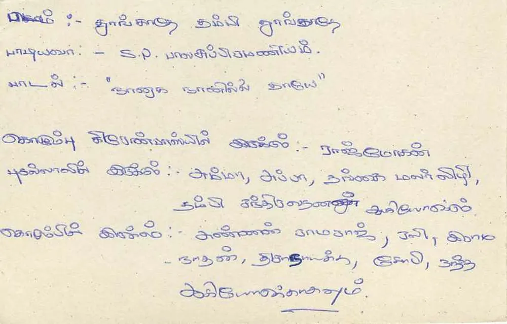 Colombo — Sri Lanka — carta postal com selo de 75 centavos - Verso