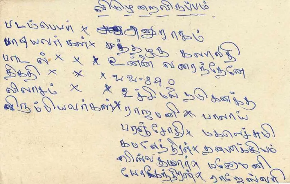 Sri Lanka — Carta postal com selo de 75 roupias — editor Sri Lanka Post - Verso