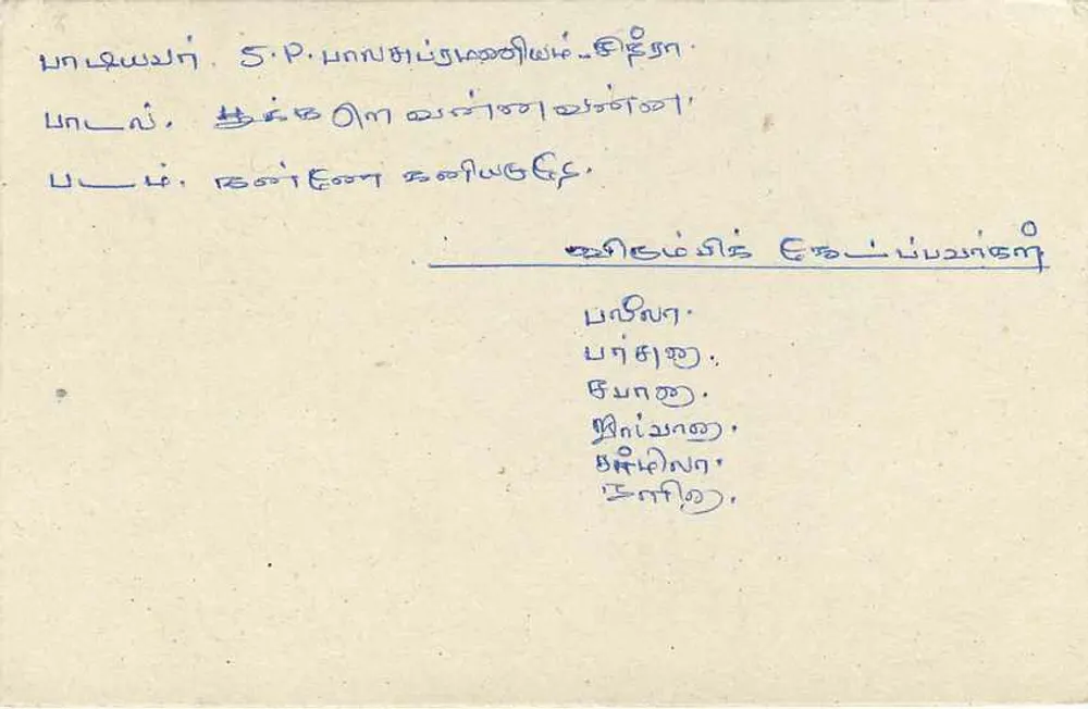 Sri Lanka — carta postal com selo de 75 centavos — editor desconhecido - Verso