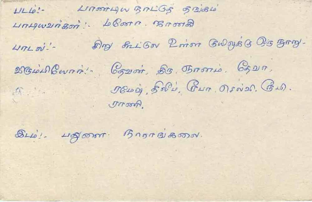 Sri Lanka — cartão postal com selo de 75 centavos — editor desconhecido - Verso