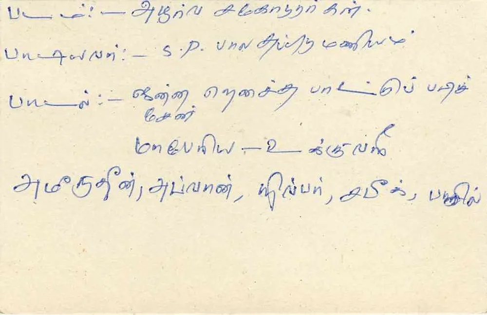 Sri Lanka — cartão postal com selo de 75 centavos — editor desconhecido - Verso